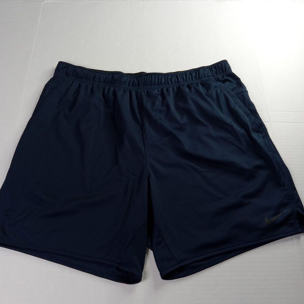 Nike Totality Dri-FIT Unlined 7" Shorts Men's XL Navy Blue W/Pocket FB4196-451
